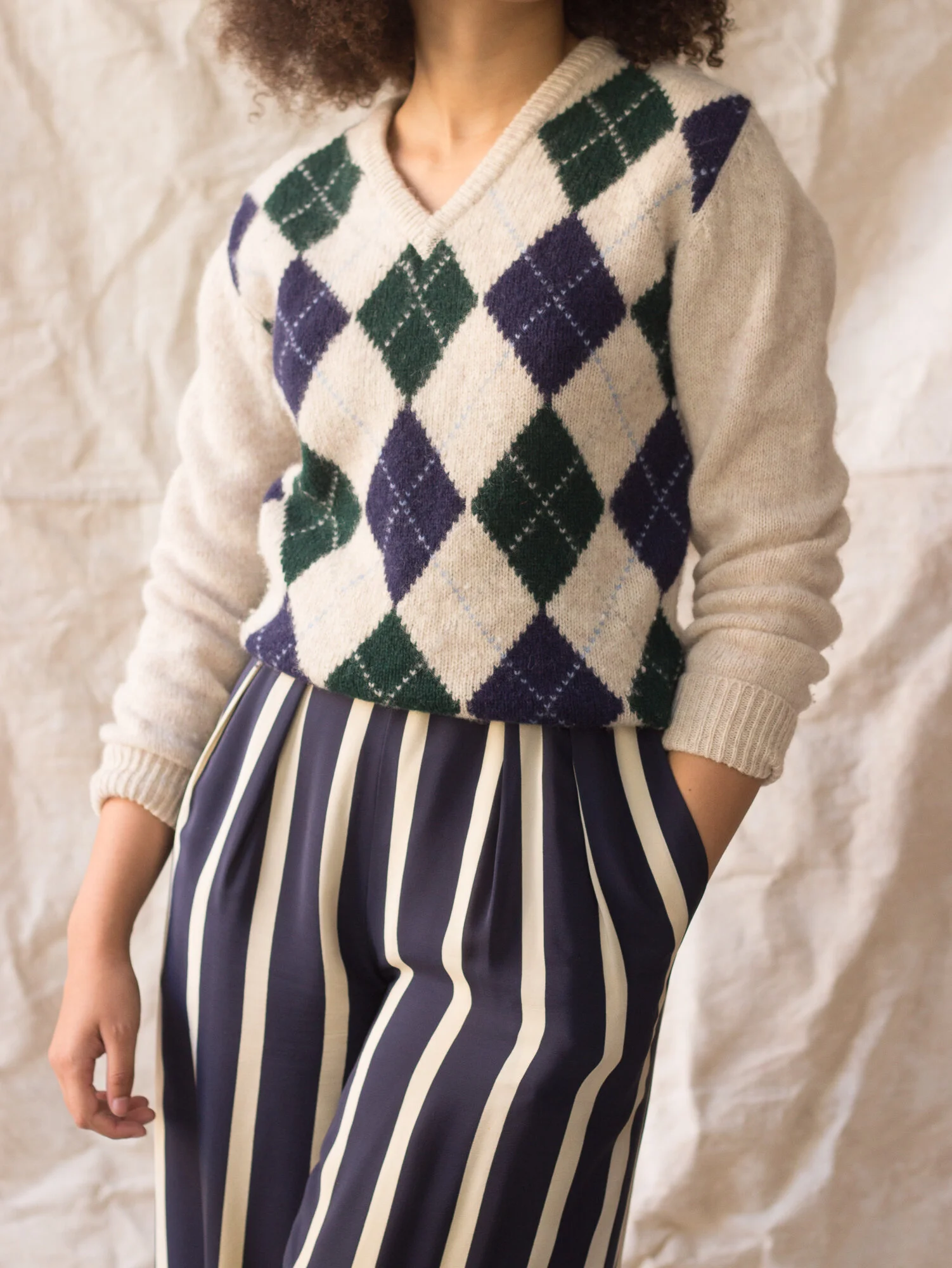 1960s Lilac Tweed Muppet Fringed Coat — Wayward Collection